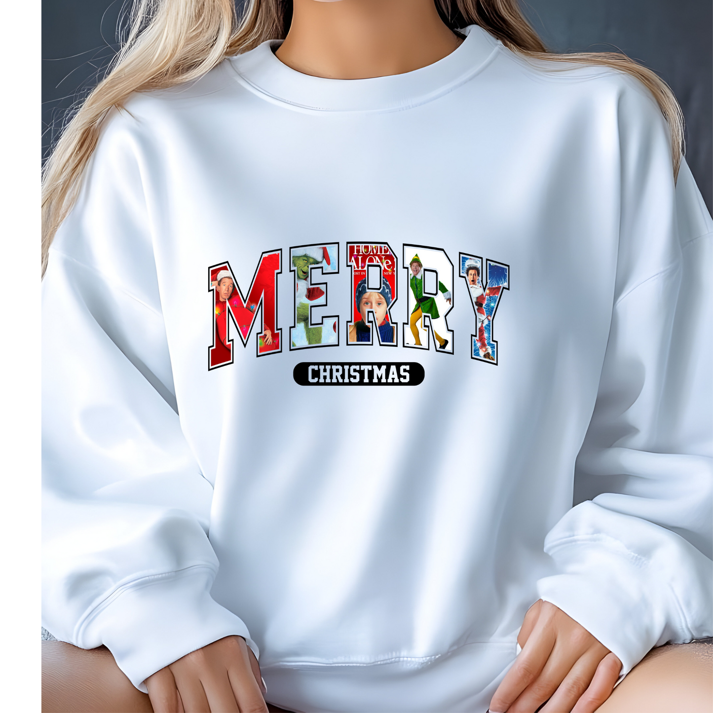MERRY Christmas 90's Movie sweatshirt