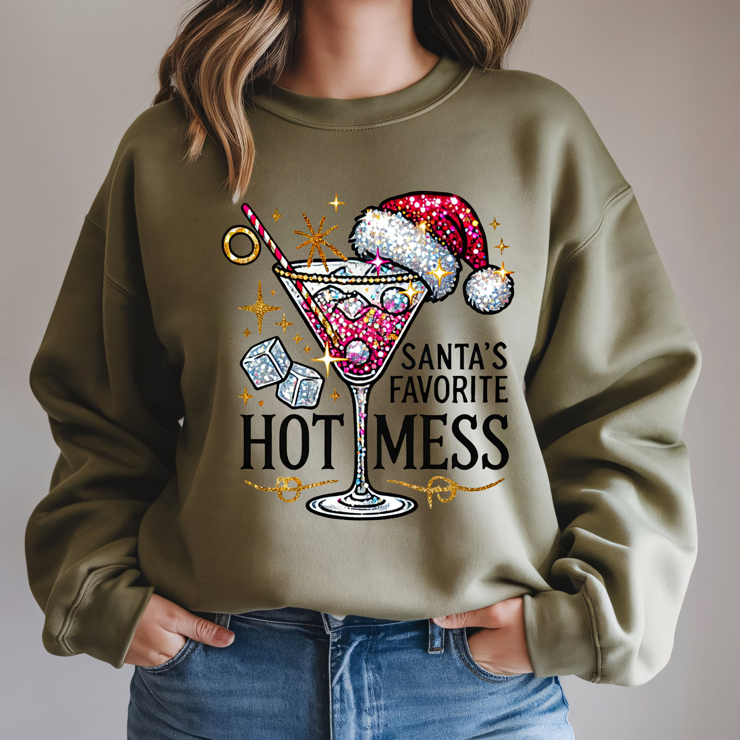Sant's Favorite Hot Mess sweatshirt