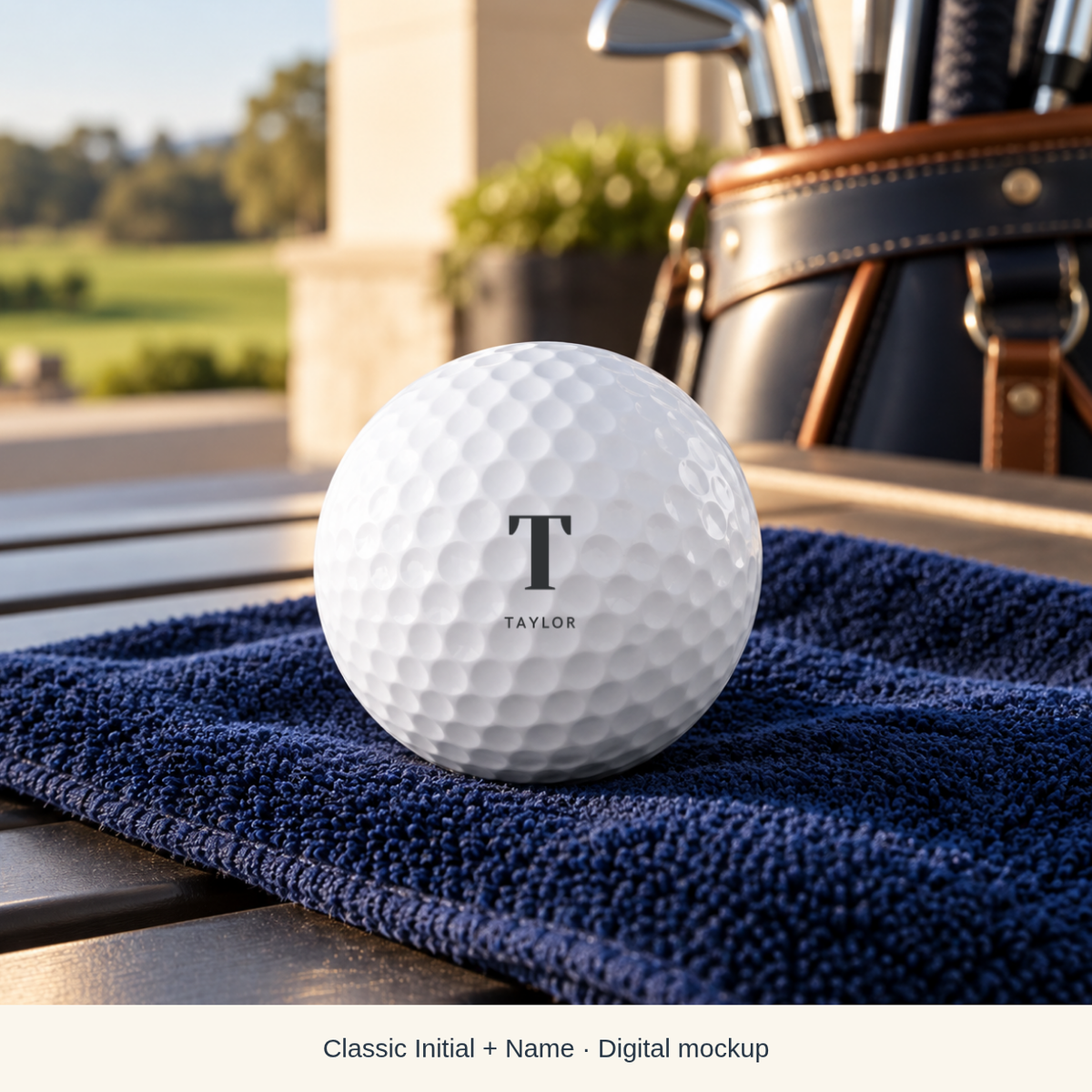 Personalized Golf Balls, Set of 6 — Custom Name or Initial