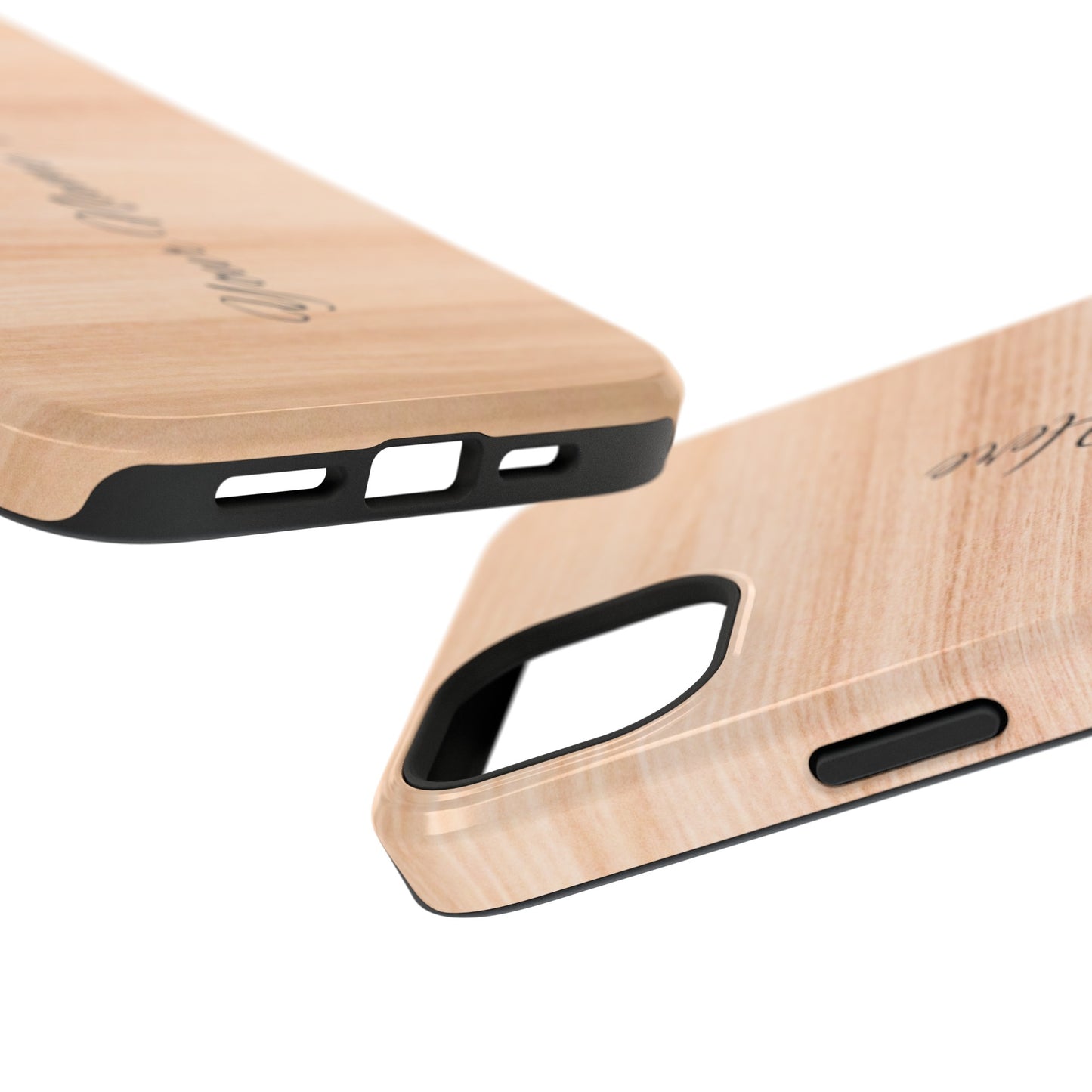 Personalized Custom Wooden pattern Impact-Resistant Phone Case