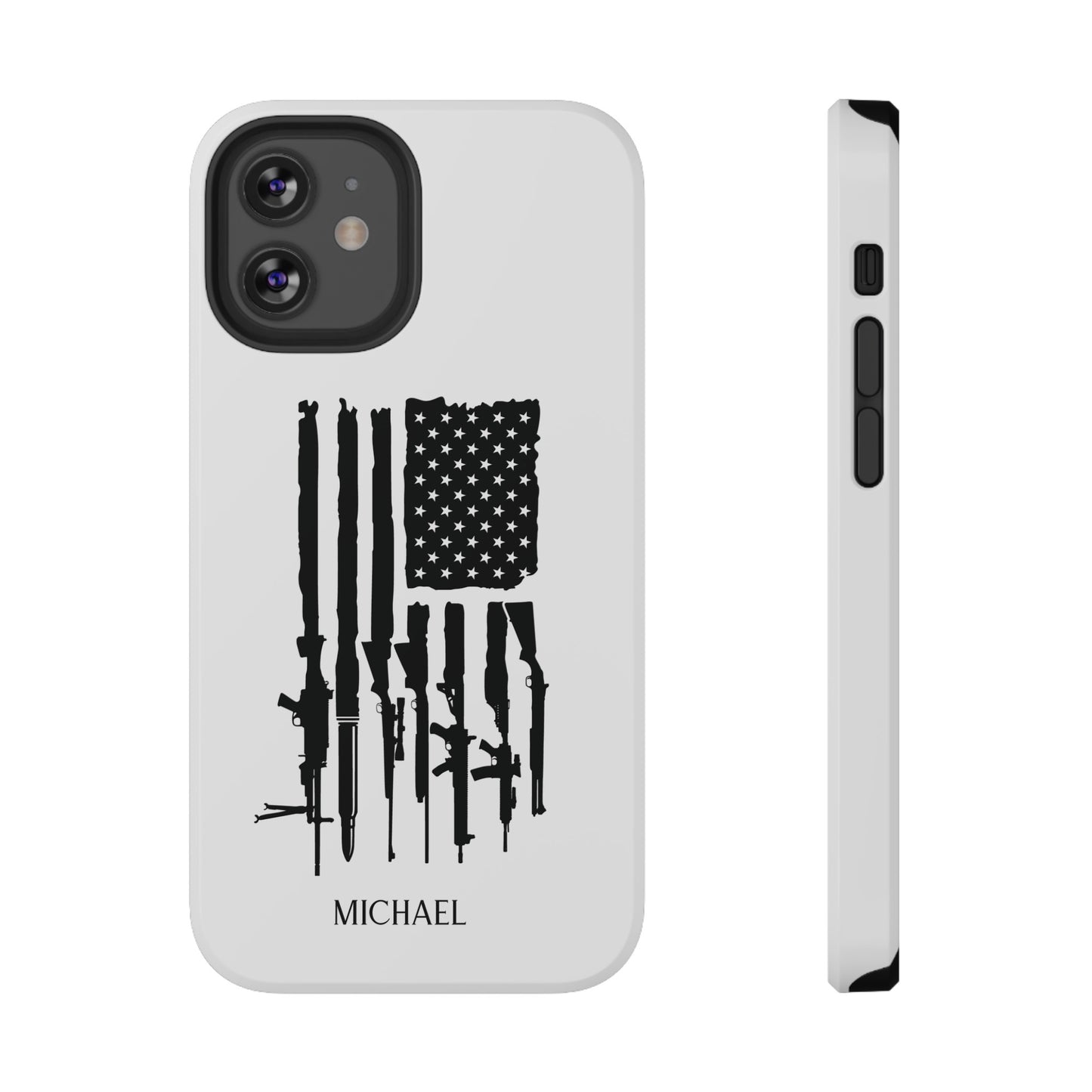 American Rifle Flag, 2nd Amendment Flag Impact Resistant Phone Case