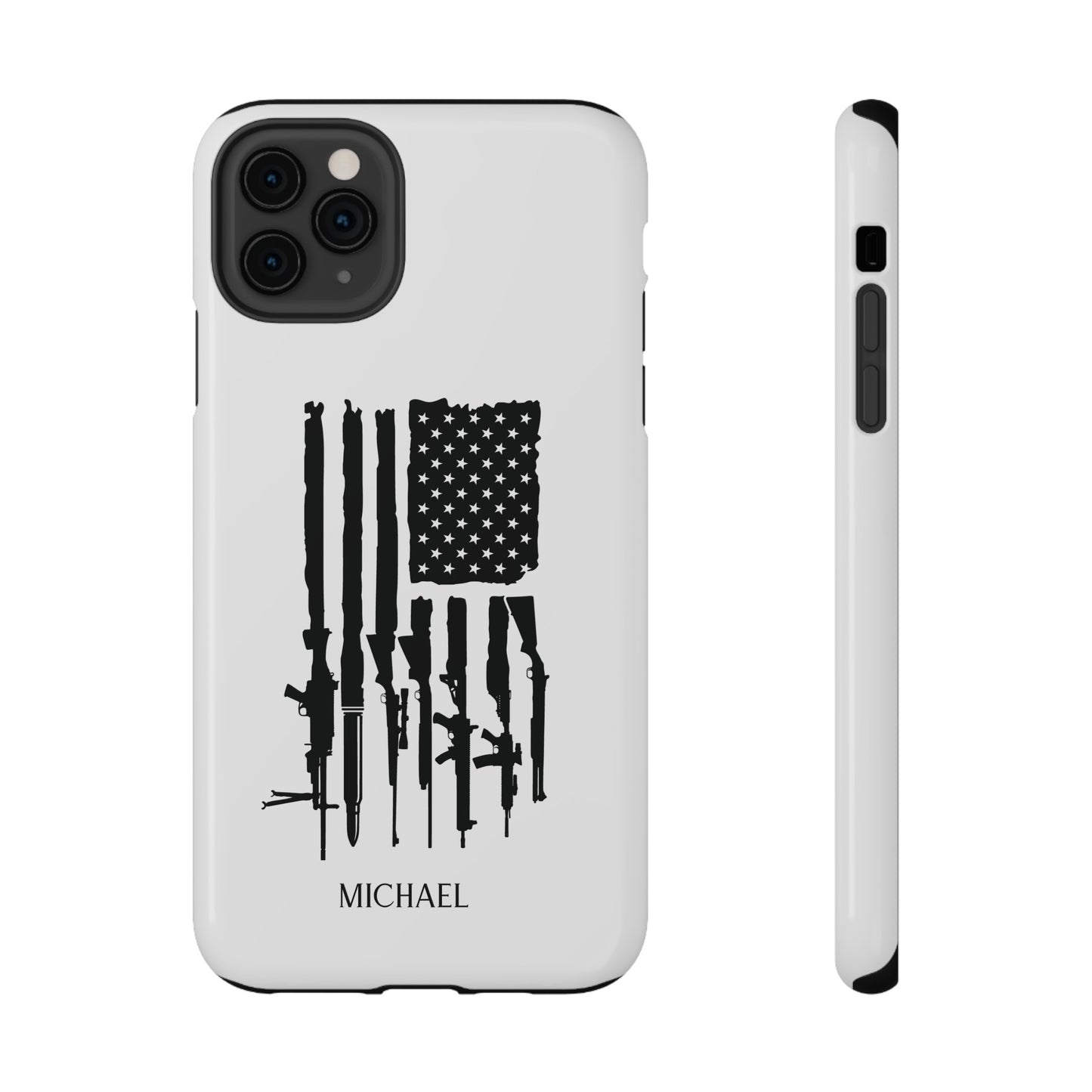 American Rifle Flag, 2nd Amendment Flag Impact Resistant Phone Case