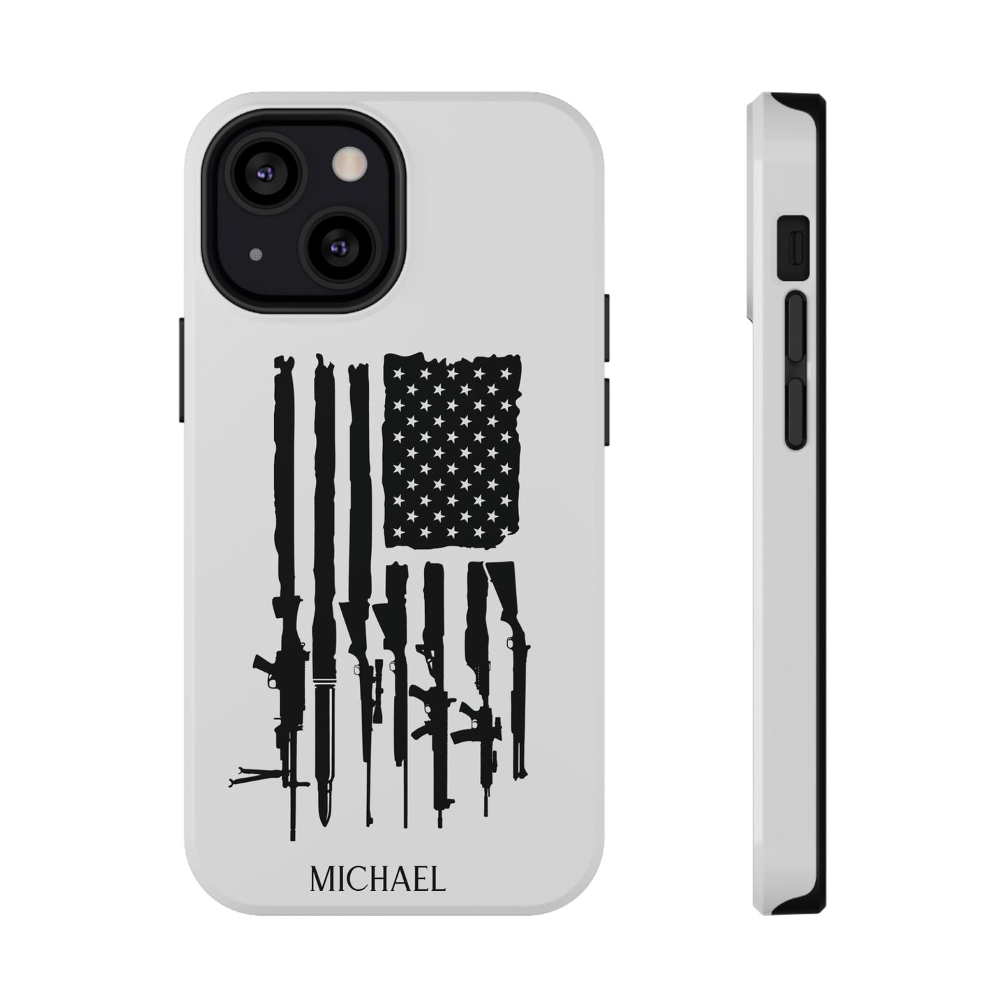 American Rifle Flag, 2nd Amendment Flag Impact Resistant Phone Case