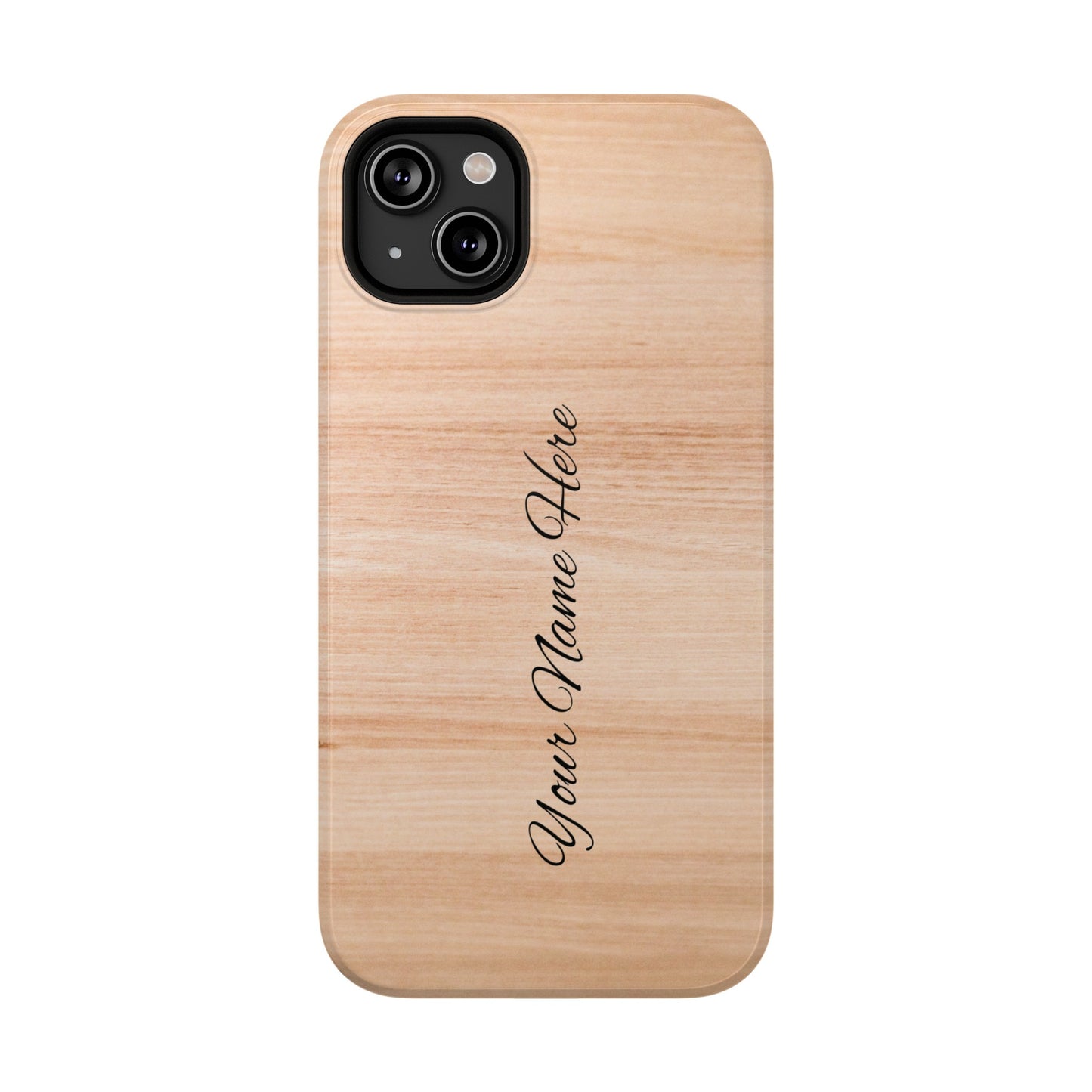 Personalized Custom Wooden pattern Impact-Resistant Phone Case