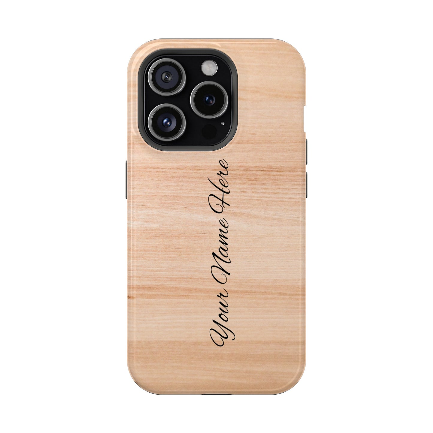 Personalized Custom Wooden pattern Impact-Resistant Phone Case