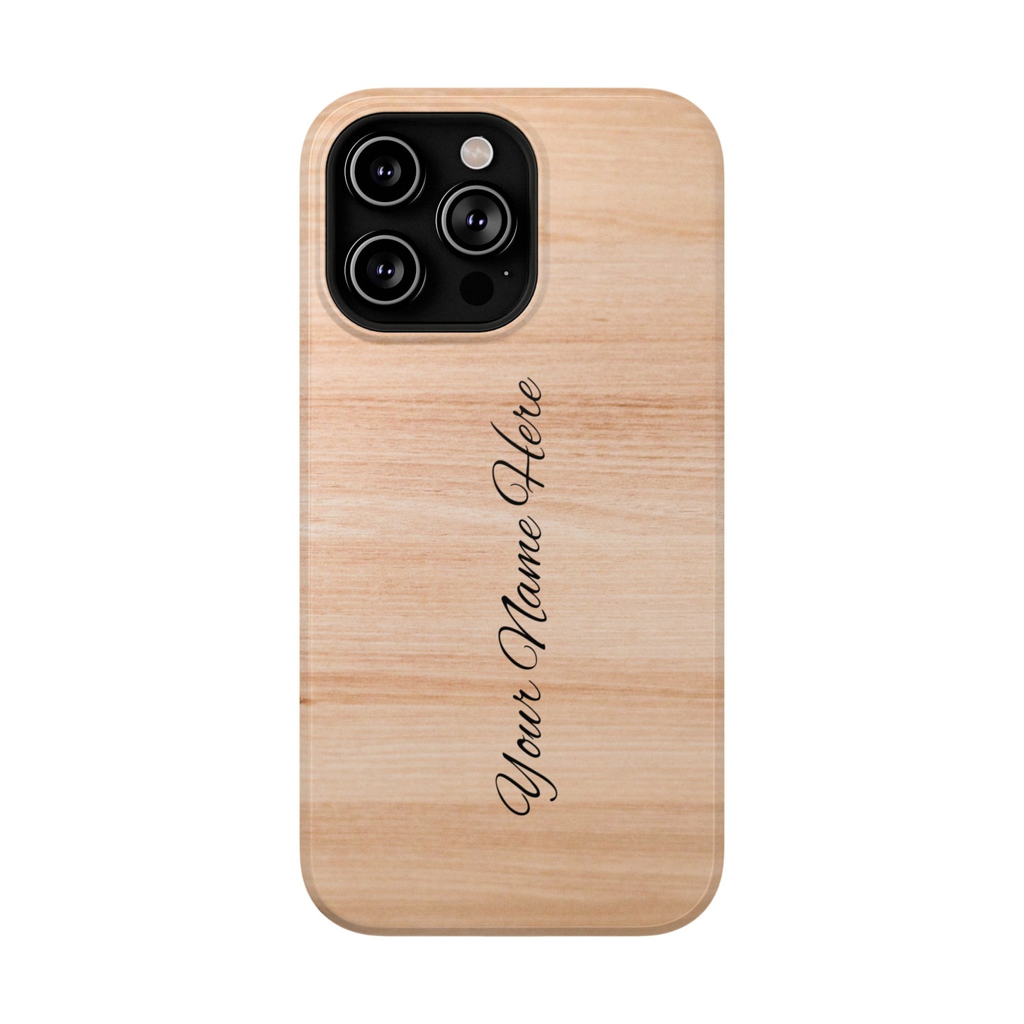 Personalized Custom Wooden pattern Impact-Resistant Phone Case