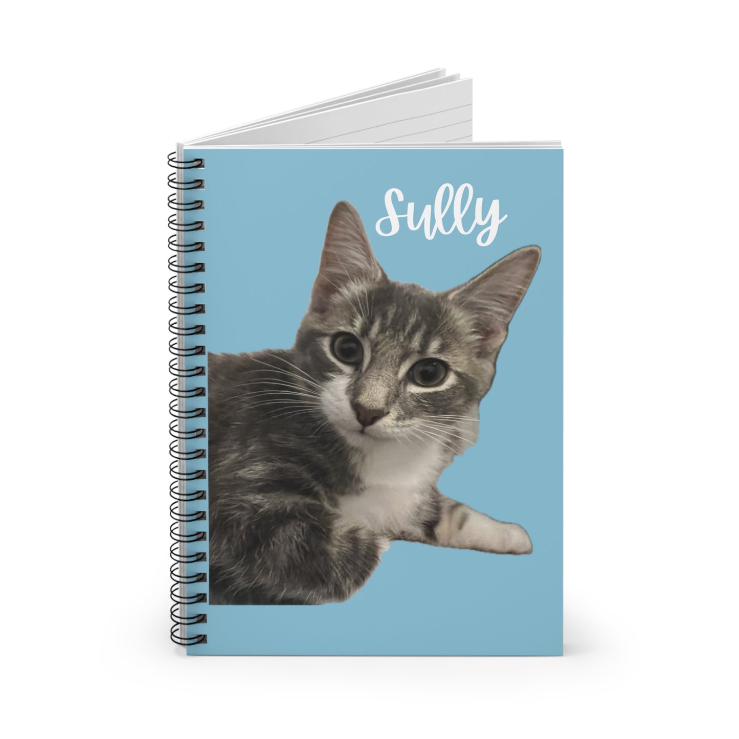 Custom pet Spiral Notebook - Ruled Line, Personalized pet gift,