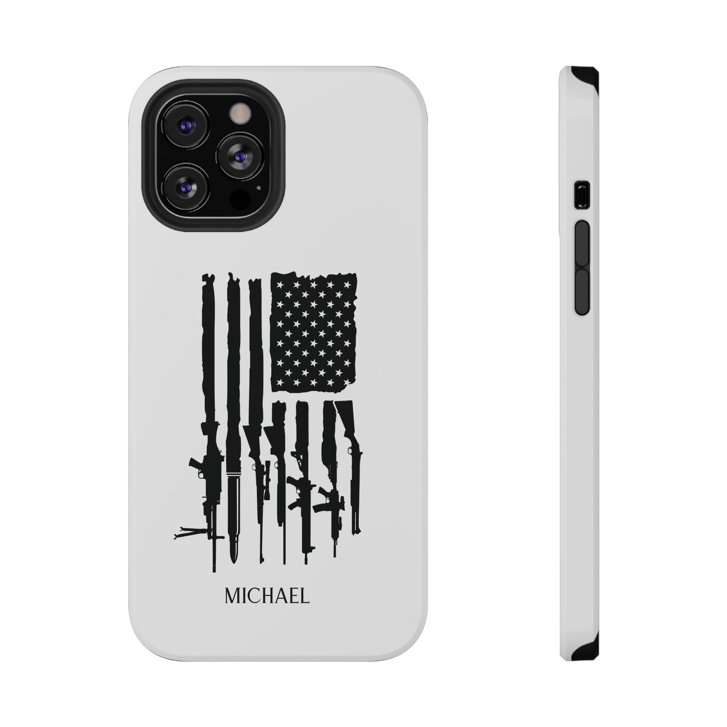 American Rifle Flag, 2nd Amendment Flag Impact Resistant Phone Case