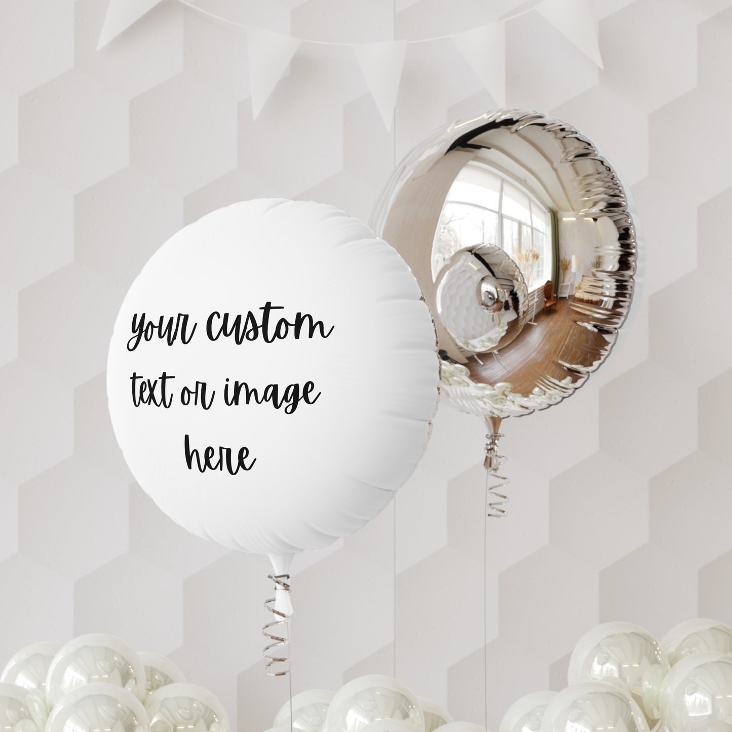 Custom Happy birthday, Happy Anniversary, Baby Shower, Bridal Shower, Bachelorette party 22" Mylar Balloon