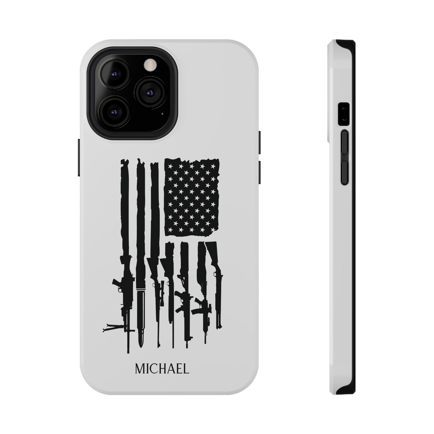 American Rifle Flag, 2nd Amendment Flag Impact Resistant Phone Case