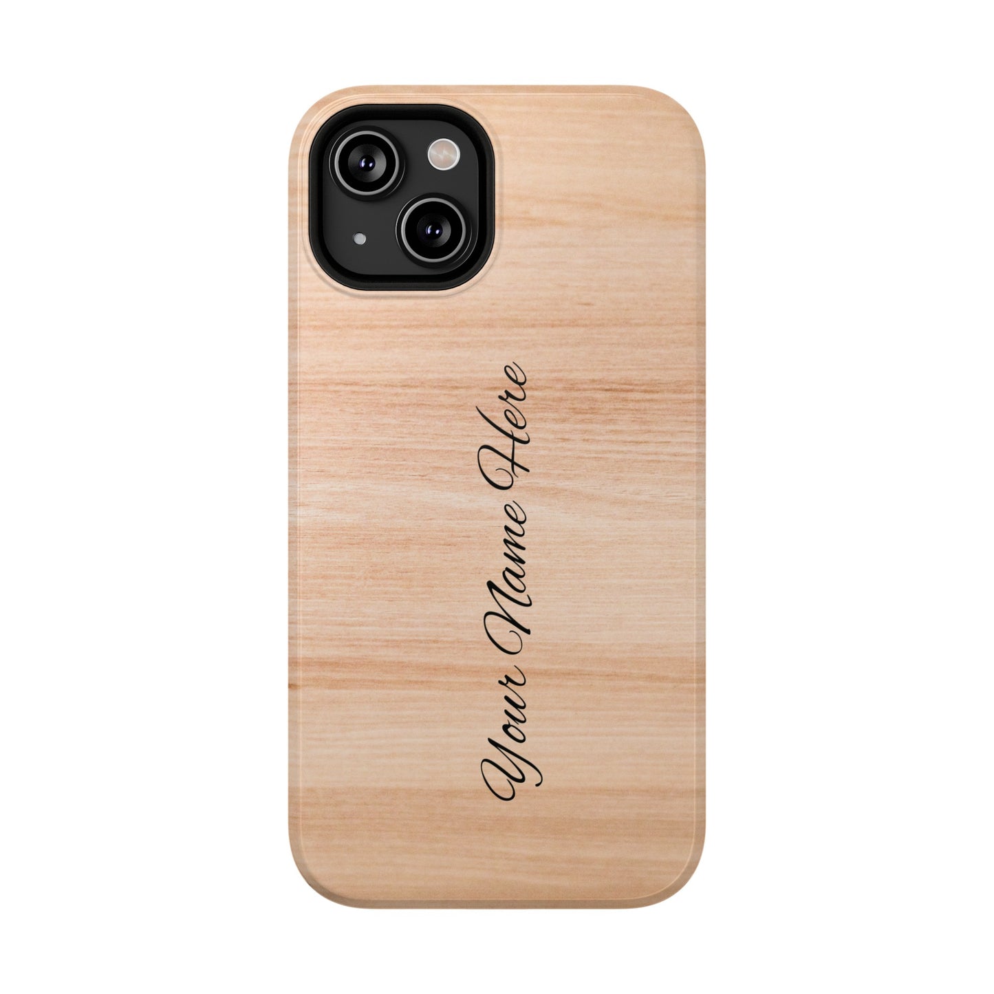 Personalized Custom Wooden pattern Impact-Resistant Phone Case