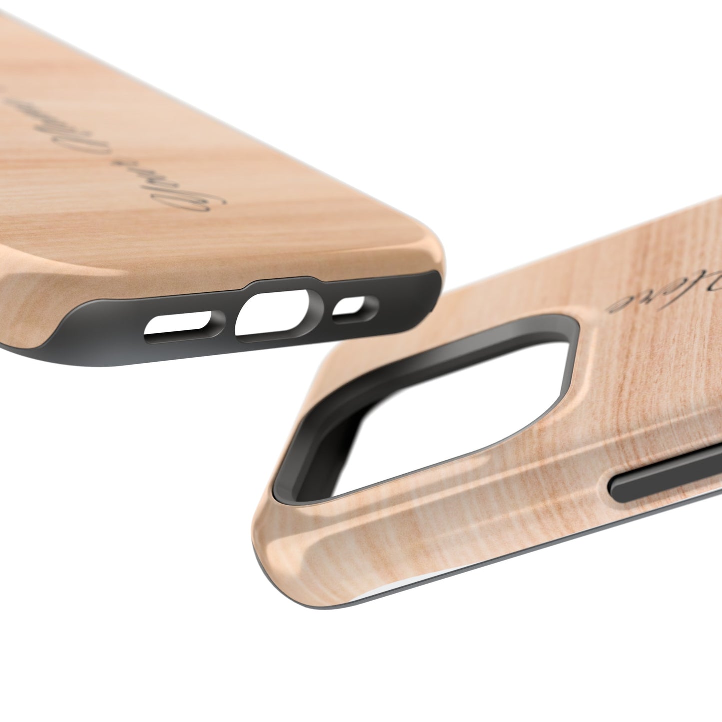 Personalized Custom Wooden pattern Impact-Resistant Phone Case