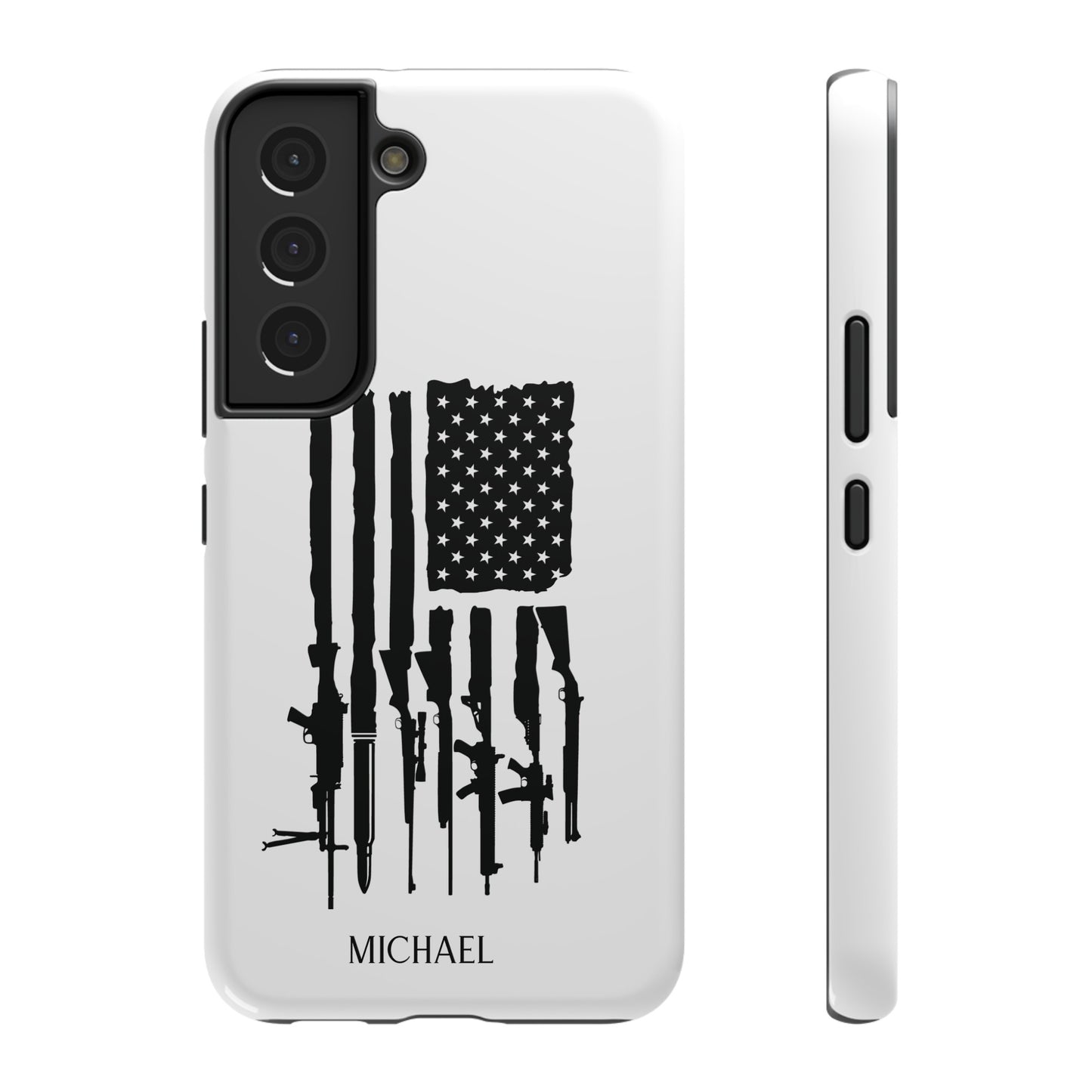 American Rifle Flag, 2nd Amendment Flag Impact Resistant Phone Case