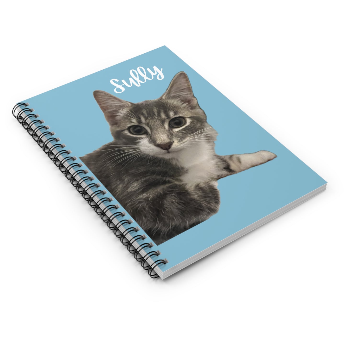 Custom pet Spiral Notebook - Ruled Line, Personalized pet gift,