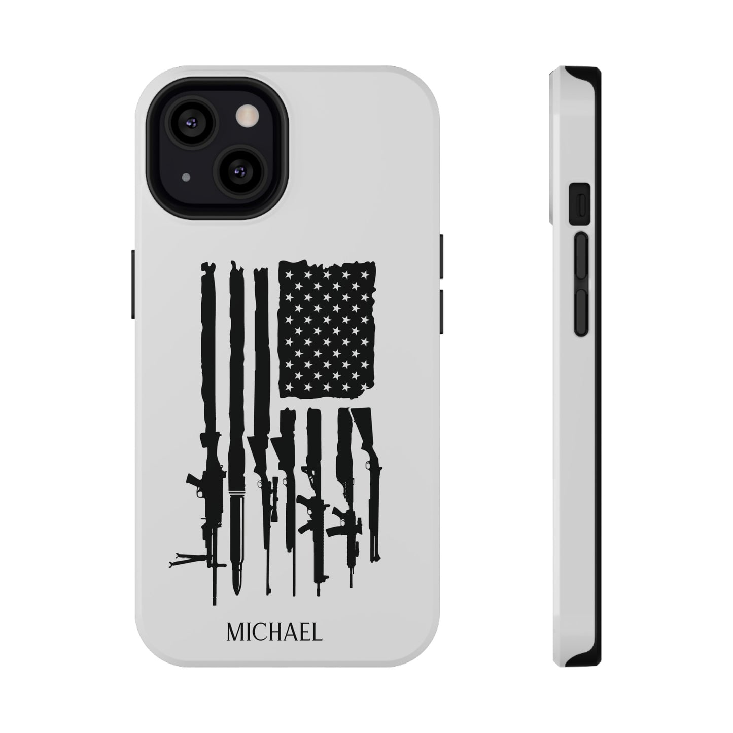 American Rifle Flag, 2nd Amendment Flag Impact Resistant Phone Case