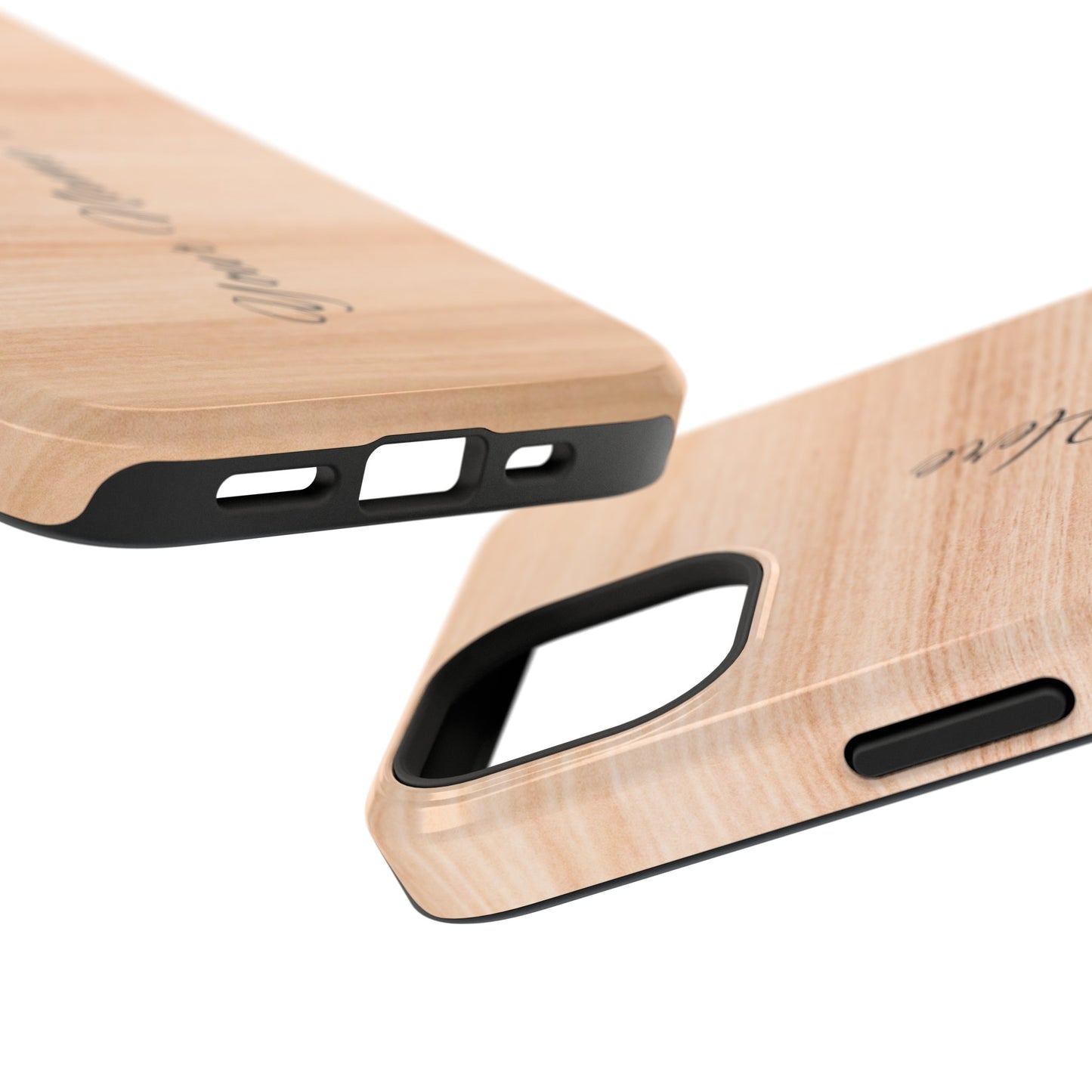 Personalized Custom Wooden pattern Impact-Resistant Phone Case