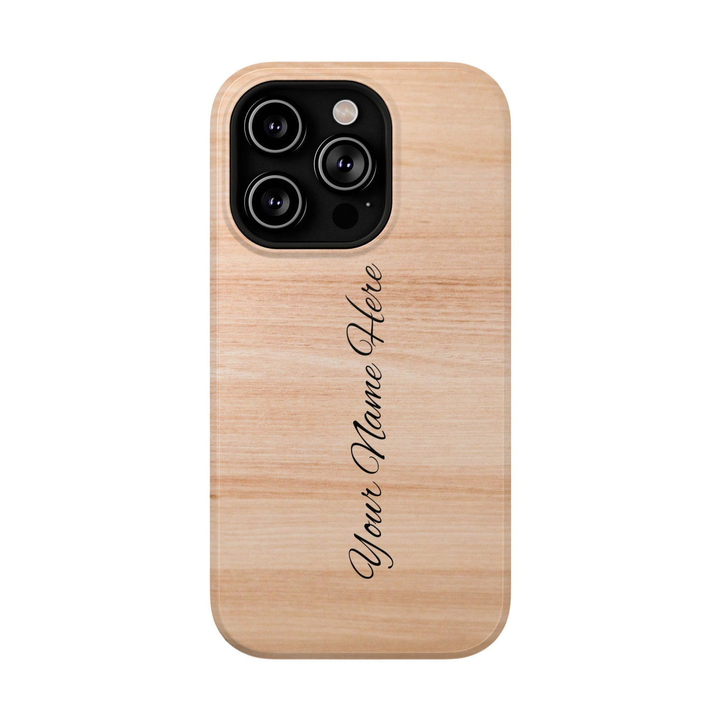 Personalized Custom Wooden pattern Impact-Resistant Phone Case