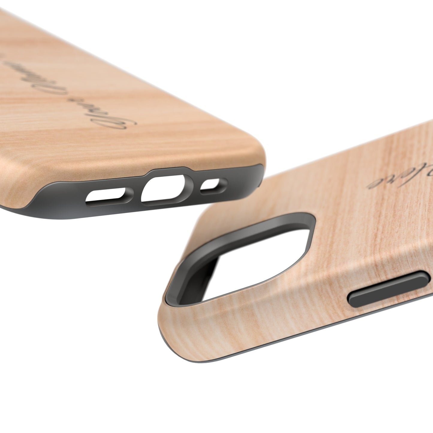 Personalized Custom Wooden pattern Impact-Resistant Phone Case