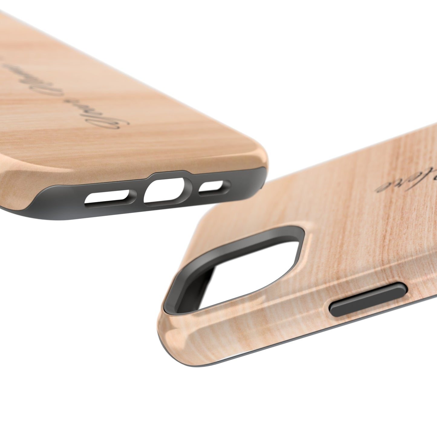 Personalized Custom Wooden pattern Impact-Resistant Phone Case