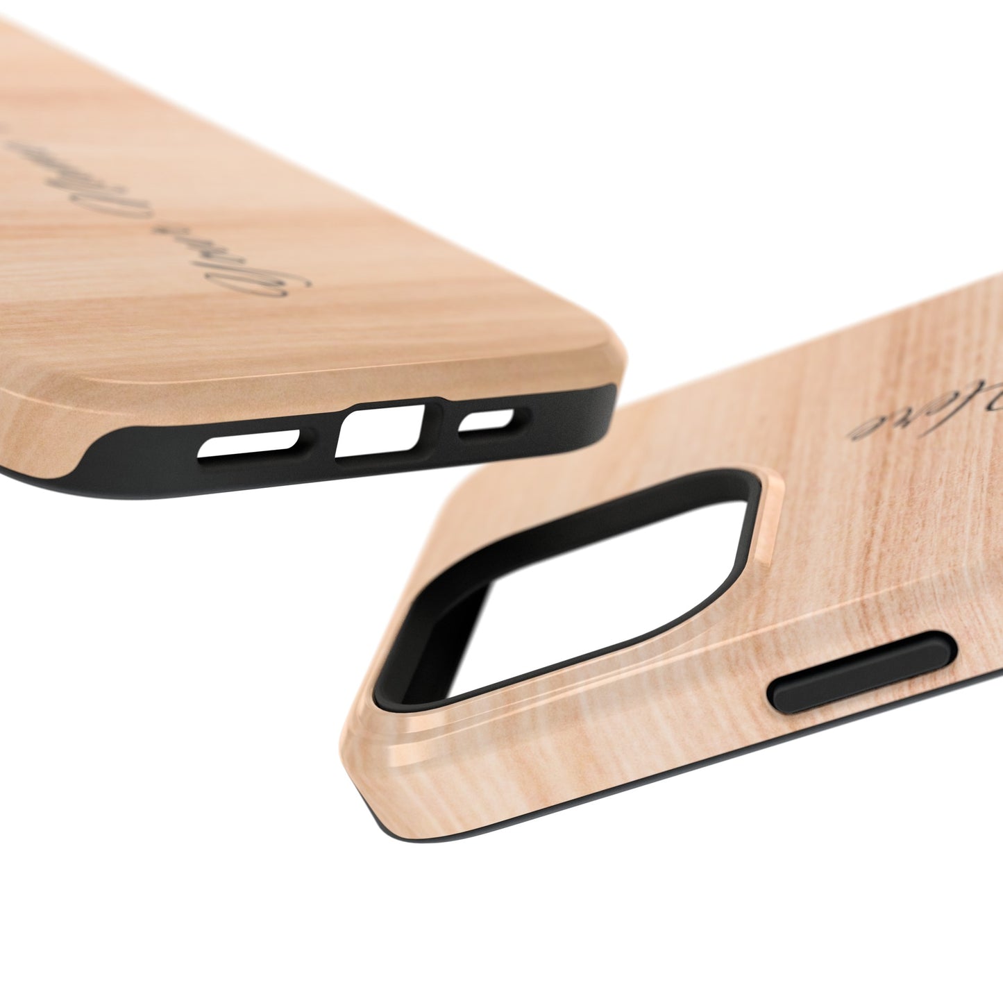 Personalized Custom Wooden pattern Impact-Resistant Phone Case