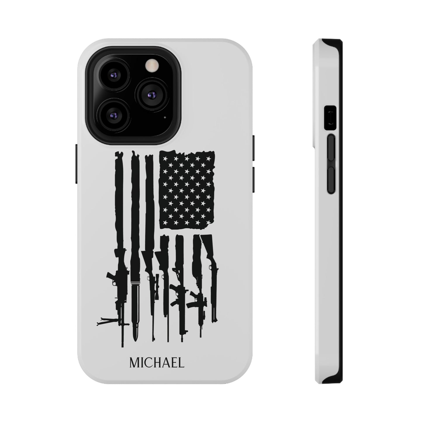 American Rifle Flag, 2nd Amendment Flag Impact Resistant Phone Case