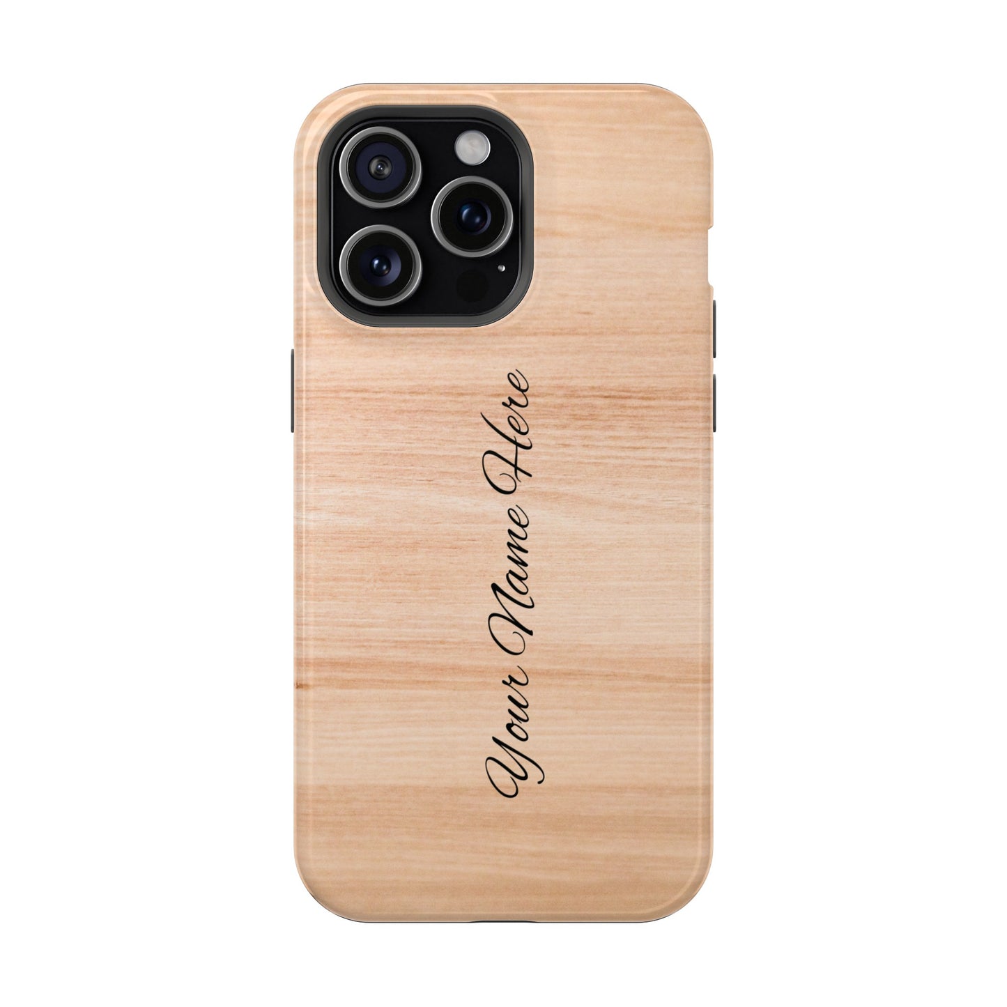 Personalized Custom Wooden pattern Impact-Resistant Phone Case