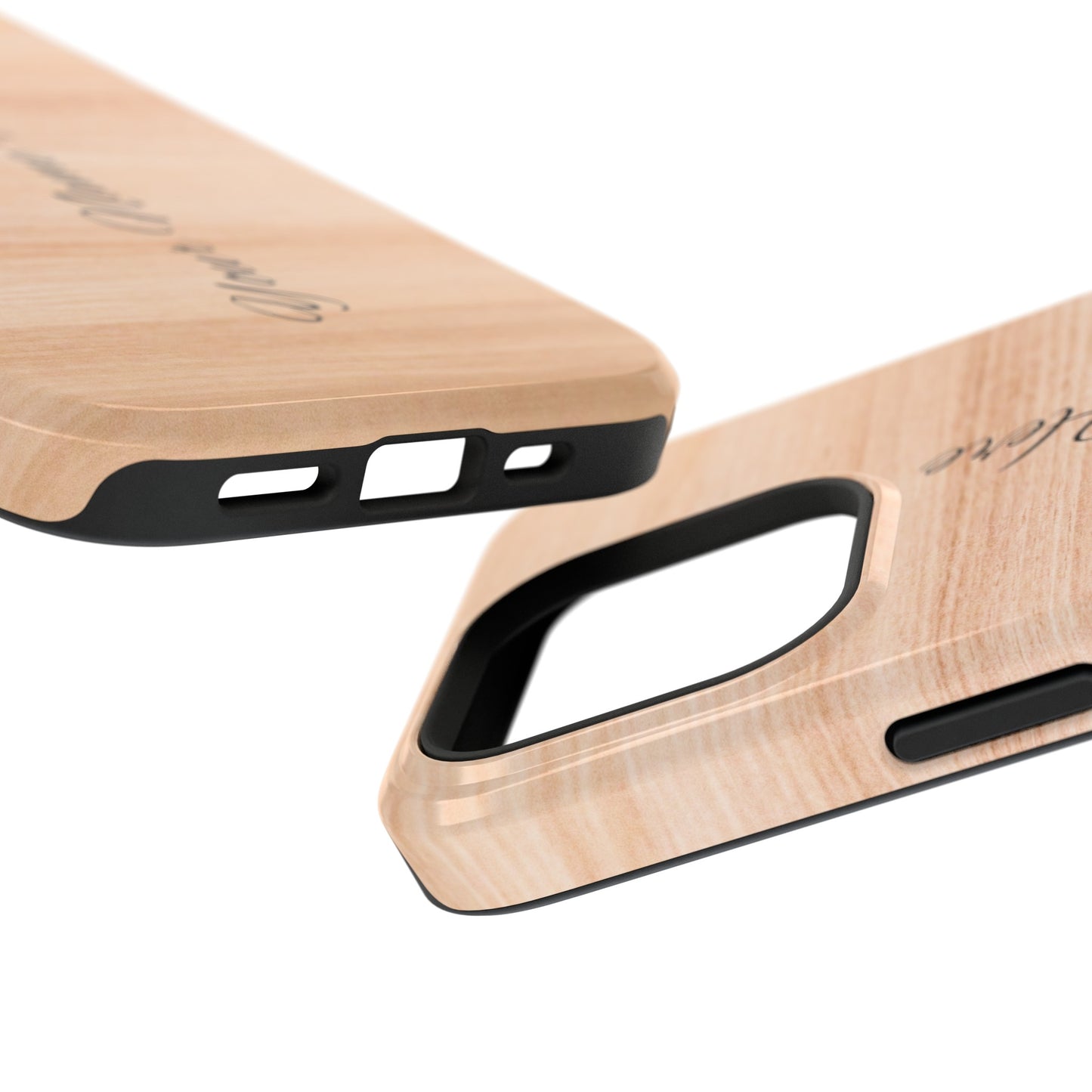 Personalized Custom Wooden pattern Impact-Resistant Phone Case