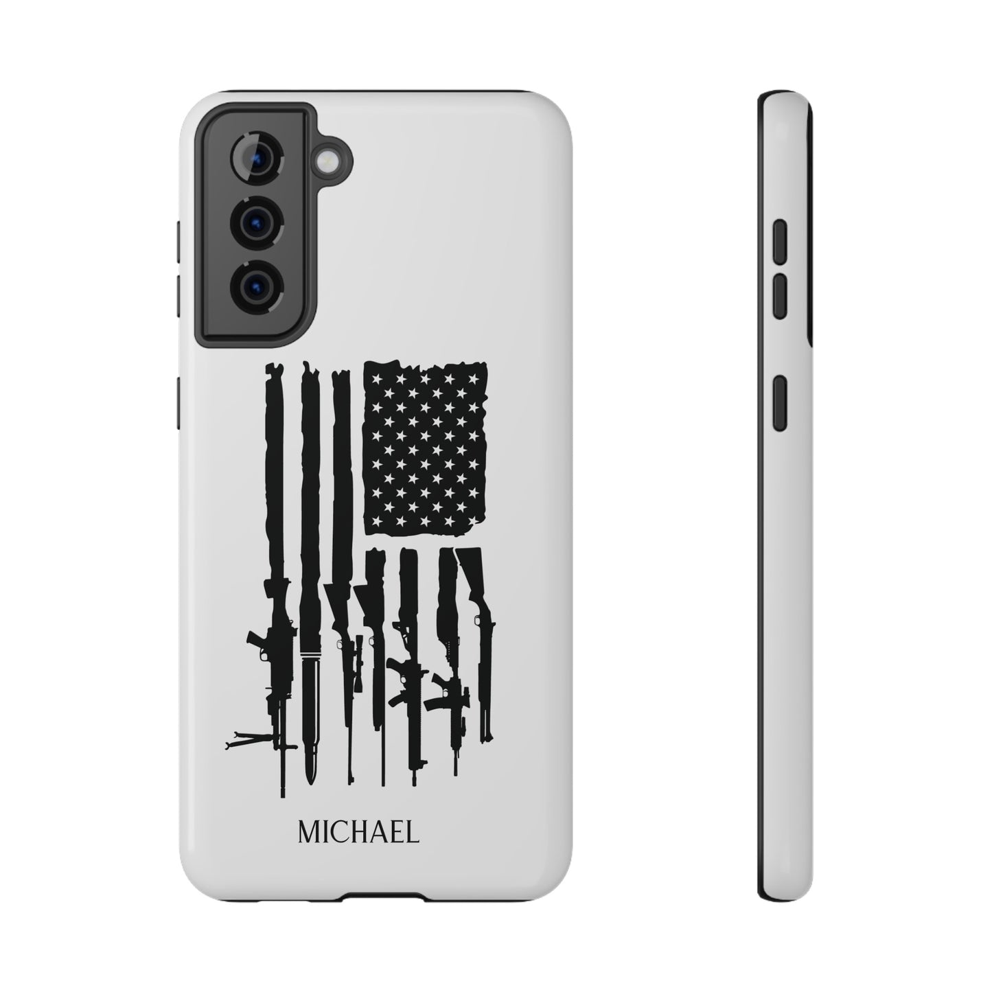 American Rifle Flag, 2nd Amendment Flag Impact Resistant Phone Case