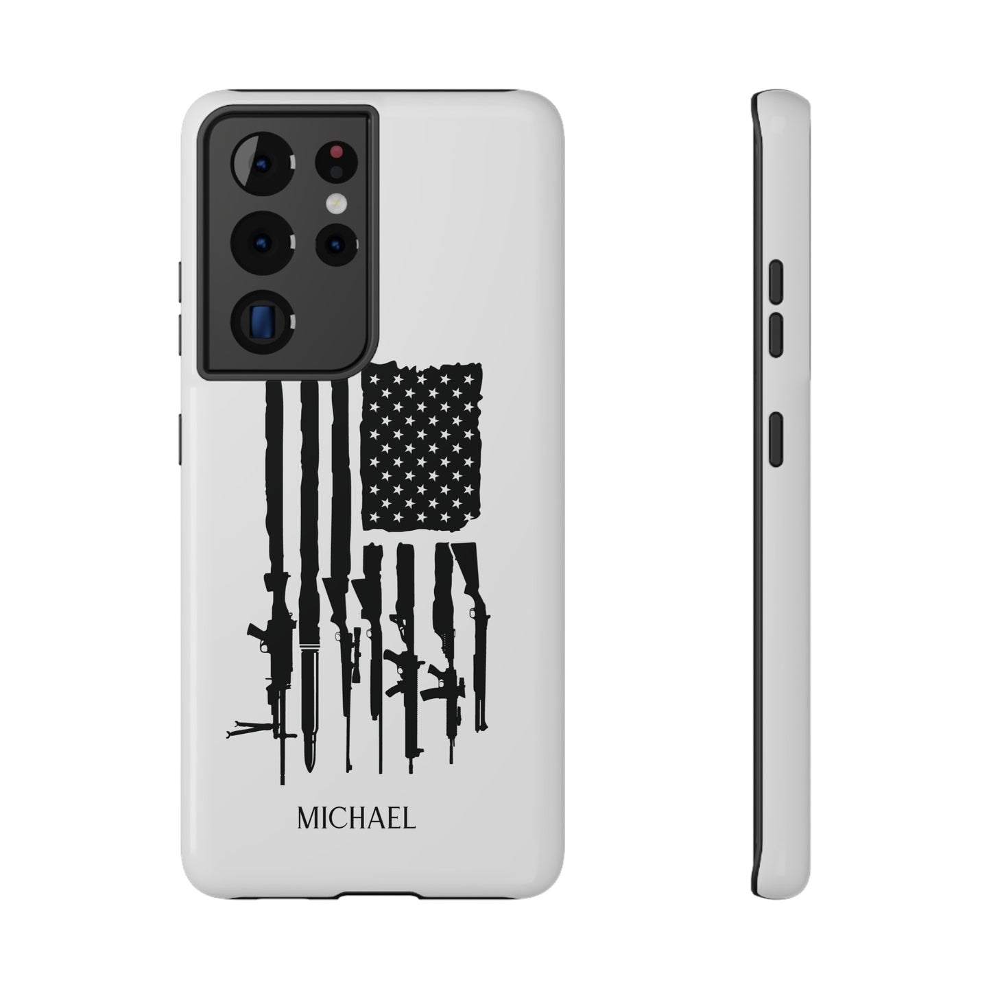 American Rifle Flag, 2nd Amendment Flag Impact Resistant Phone Case