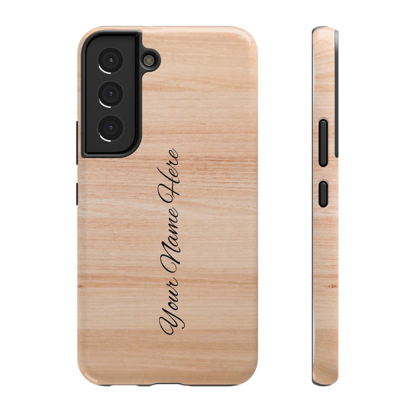 Personalized Custom Wooden pattern Impact-Resistant Phone Case