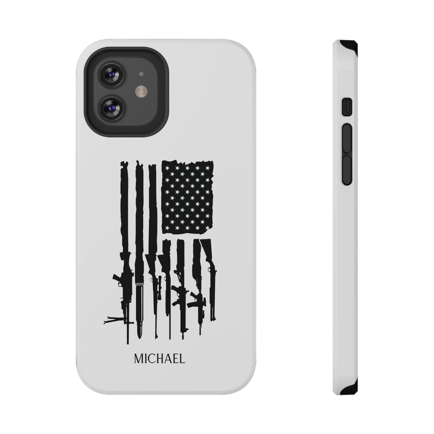 American Rifle Flag, 2nd Amendment Flag Impact Resistant Phone Case