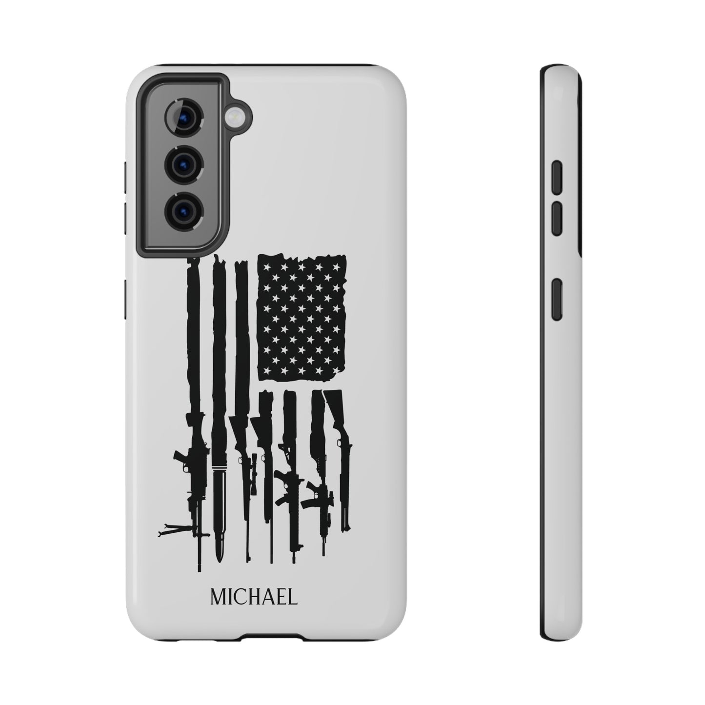 American Rifle Flag, 2nd Amendment Flag Impact Resistant Phone Case