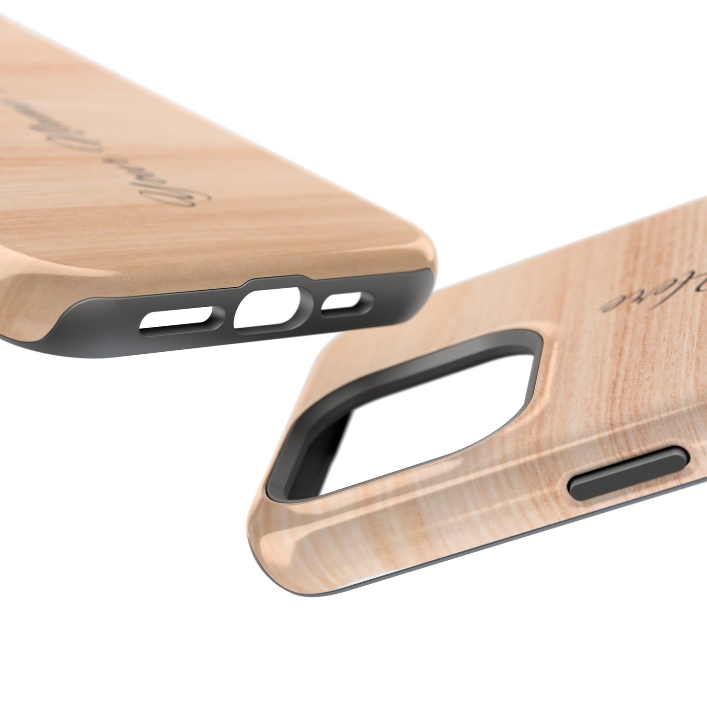 Personalized Custom Wooden pattern Impact-Resistant Phone Case