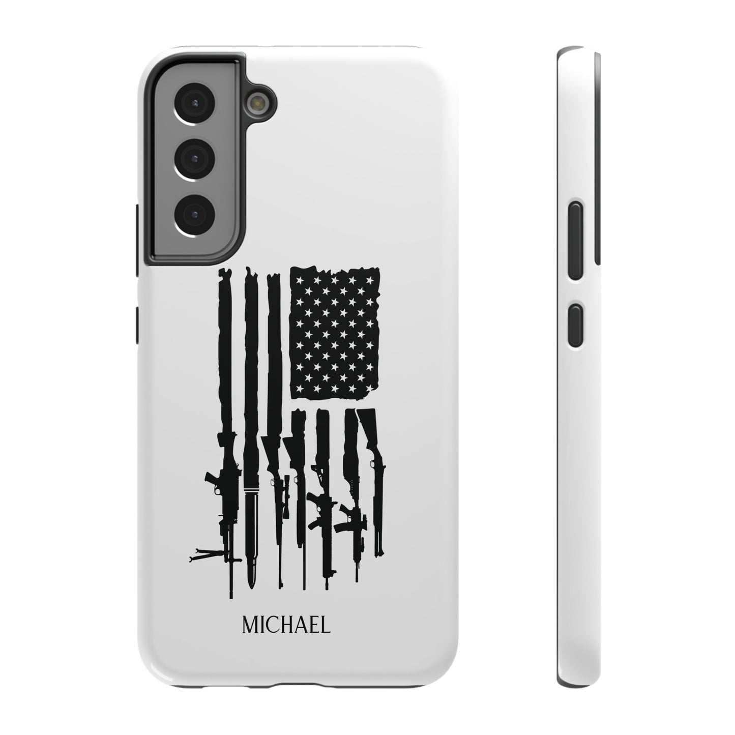 American Rifle Flag, 2nd Amendment Flag Impact Resistant Phone Case