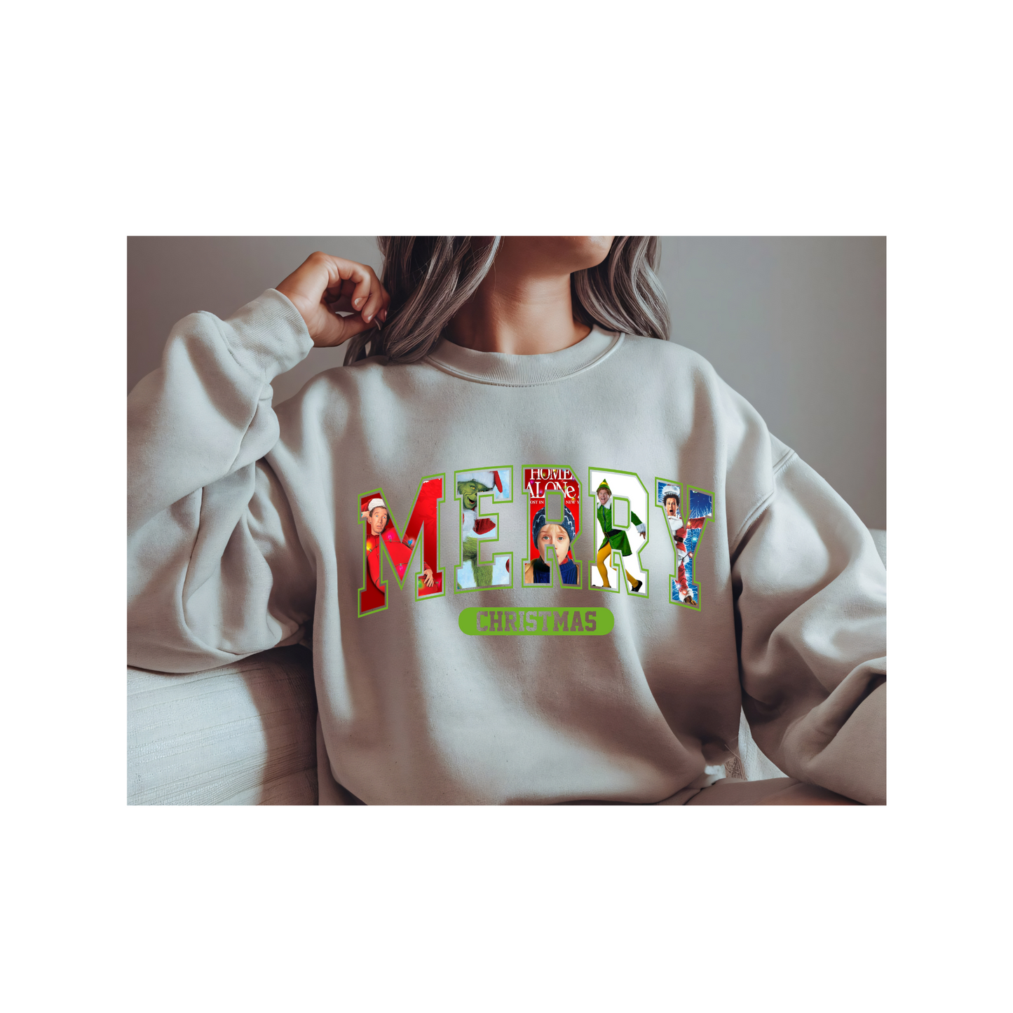 MERRY Christmas 90's Movie sweatshirt